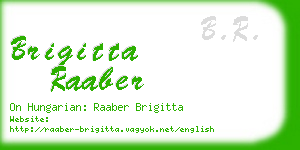 brigitta raaber business card